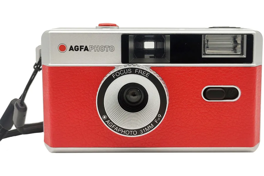 Aparat analogowy AgfaPhoto Reusable Photo Camera czerwony